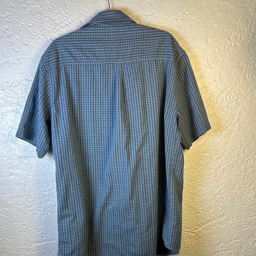 Woolrich Men's Blue Plaid Casual‎ Shirt - Picture 5 of 7